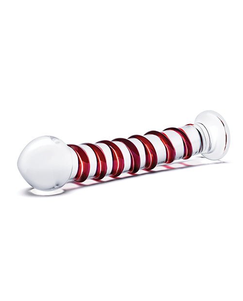 Glas 10" Mr. Swirly Dildo - Red | Shop Lowest Prices at Funlove.com