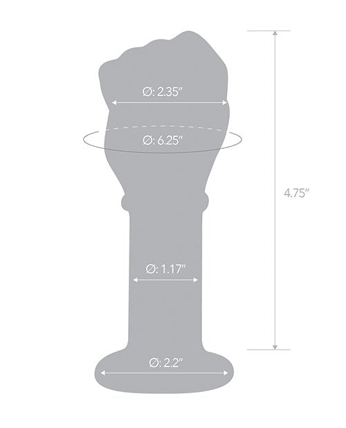 Glas 5" Fist Butt Plug | Shop Lowest Prices at Funlove.com