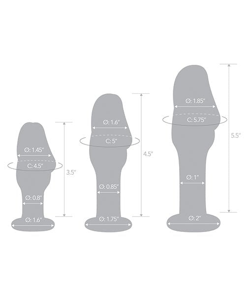 Glas Helmet Head Anal Training Kit - Set of 3 | Shop Lowest Prices at Funlove.com