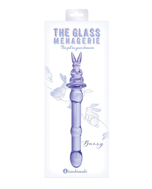 Glass Menagerie Rabbit Glass Dildo - Pink | Shop Lowest Prices at Funlove.com