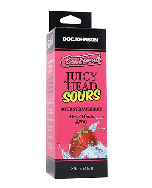 GoodHead Juicy Head Dry Mouth Spray - 2 oz Spray Bottle Sour Strawberry | Shop Lowest Prices at Funlove.com