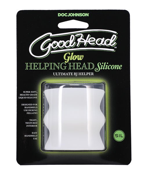 Goodhead Silicone Glow Helping Head - Frost | Shop Lowest Prices at Funlove.com