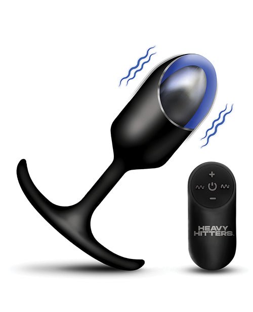Heavy Hitters - Vibrating Weighted Silicone Anal Plug - Extra Large | Shop Lowest Prices at Funlove.com