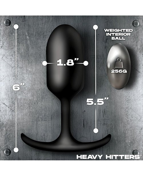 Heavy Hitters - Vibrating Weighted Silicone Anal Plug - Large | Shop Lowest Prices at Funlove.com