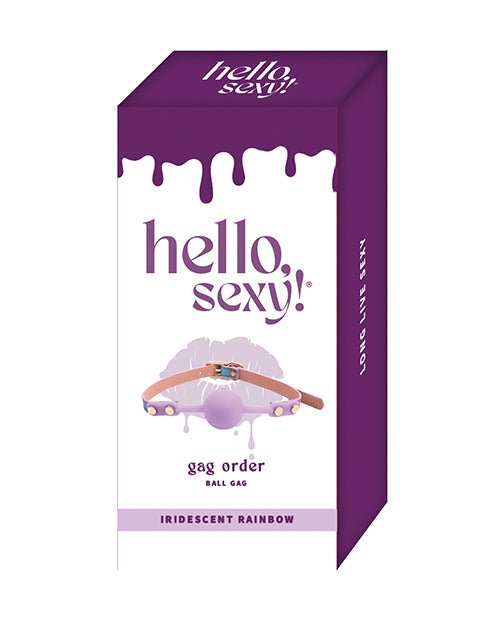 Hello Sexy! Gag Order - Iridescent Rainbow | Shop Lowest Prices at Funlove.com