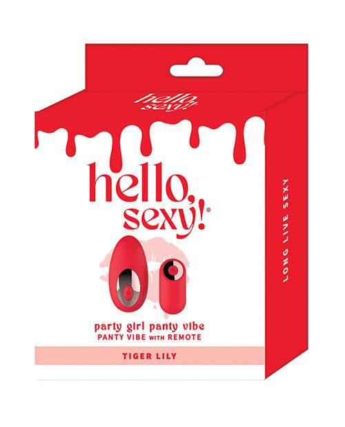 Hello Sexy! Party Girl Panty Vibe - Tiger Lily | Shop Lowest Prices at Funlove.com