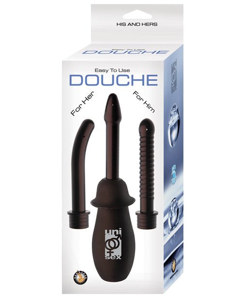 His & Hers Easy To Use Douche - Black | Shop Lowest Prices at Funlove.com