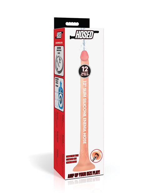 Hosed Silicone Enema Hose - 12" Long | Shop Lowest Prices at Funlove.com