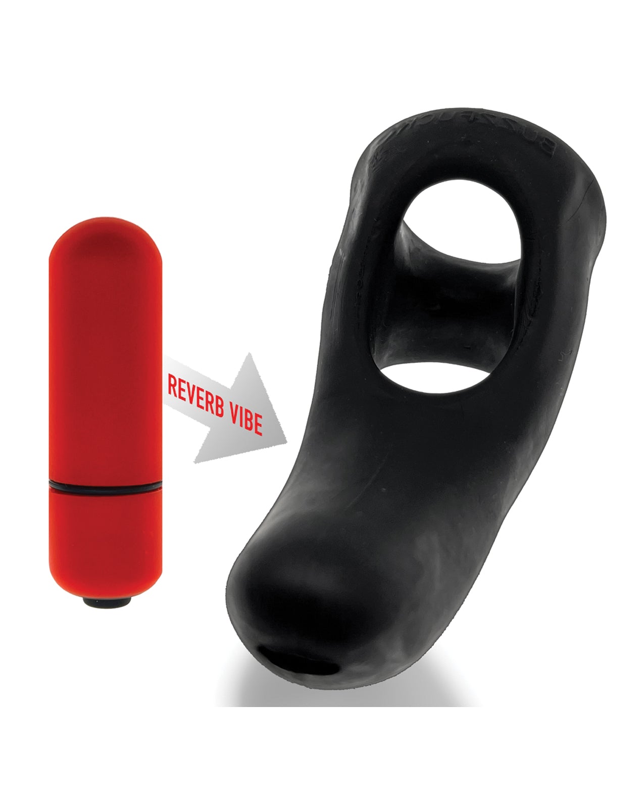 Hunky Junk Buzzfuck Sling w/Taint Vibe - Tar Ice | Shop Lowest Prices at Funlove.com