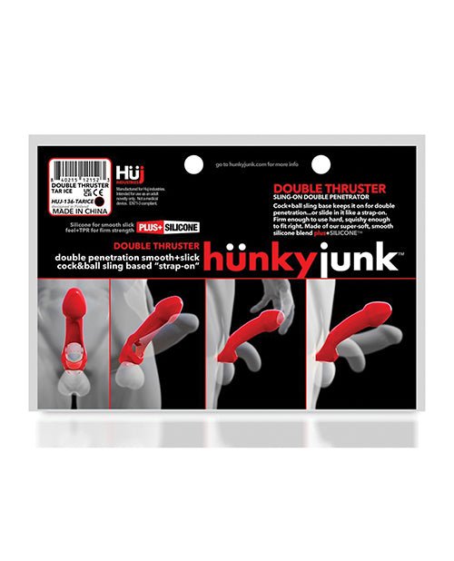 Hunky Junk Double Thruster Sling - Tar Ice | Shop Lowest Prices at Funlove.com