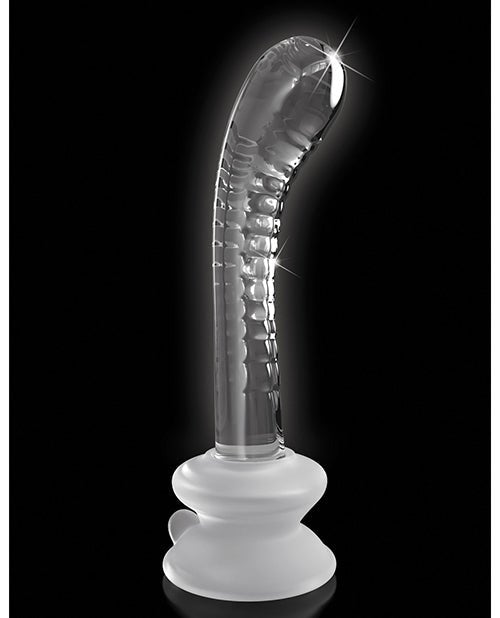 Icicles No. 88 Hand Blown Glass G - Spot Massager w/Suction Cup - Clear | Shop Lowest Prices at Funlove.com