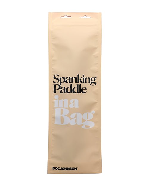 In A Bag Spanking Paddle - Black | Shop Lowest Prices at Funlove.com