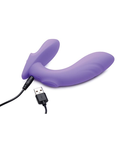 Inmi 10x G - Tap Tapping Silicone G Spot Vibrator - Purple | Shop Lowest Prices at Funlove.com