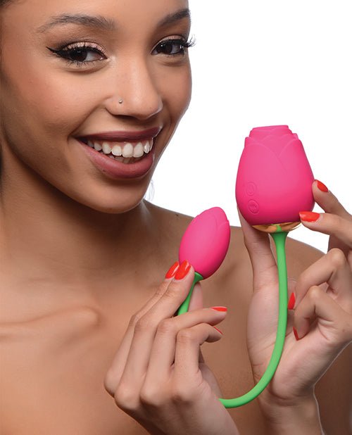 Inmi Bloomgasm 5X Suction Rose Duet - Pink | Shop Lowest Prices at Funlove.com