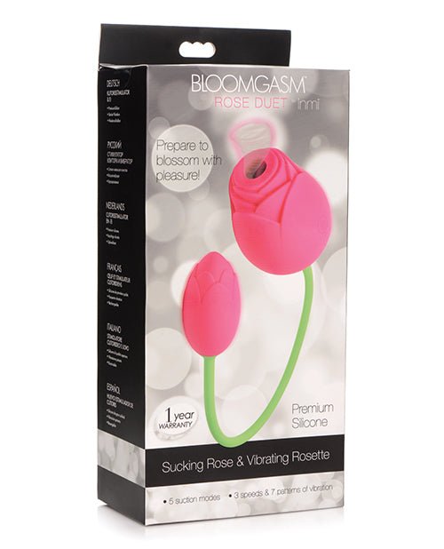 Inmi Bloomgasm 5X Suction Rose Duet - Pink | Shop Lowest Prices at Funlove.com