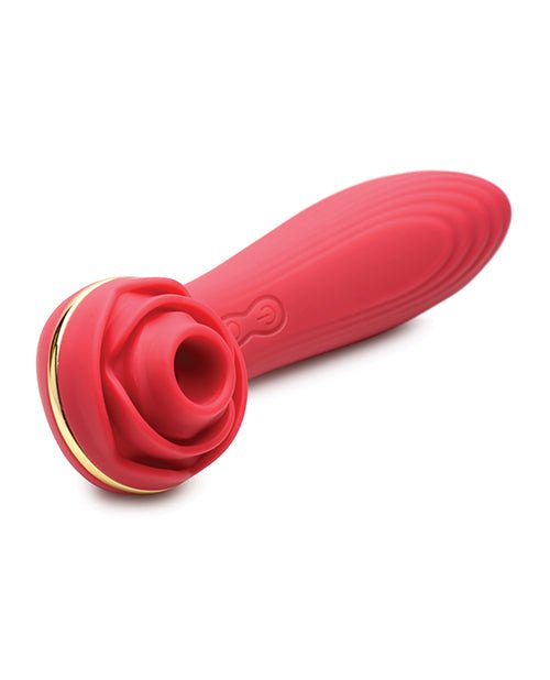 Inmi Bloomgasm Passion Petals Rose 10X Suction & Vibrator - Red | Shop Lowest Prices at Funlove.com