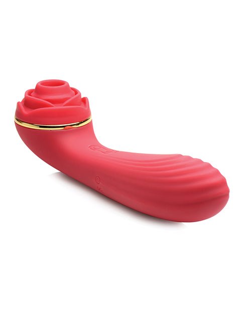 Inmi Bloomgasm Passion Petals Rose 10X Suction & Vibrator - Red | Shop Lowest Prices at Funlove.com