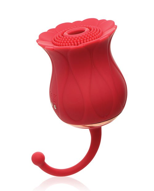 Inmi Bloomgasm Royalty Rose 10X Suction & Clit Stimulator - Red | Shop Lowest Prices at Funlove.com