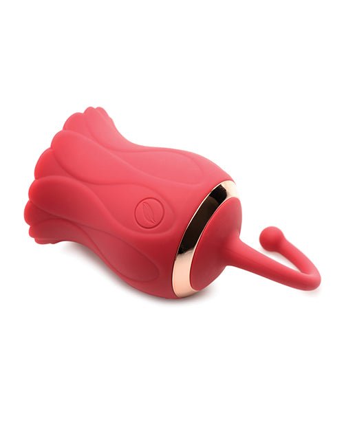 Inmi Bloomgasm Royalty Rose 10X Suction & Clit Stimulator - Red | Shop Lowest Prices at Funlove.com