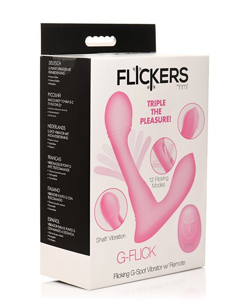 Inmi G - Flick Flicking G - Spot Vibrator w/Remote - Pink | Shop Lowest Prices at Funlove.com