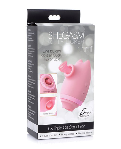 Inmi Shegasm Kitty Licker 5X Triple Clit Stimulator | Shop Lowest Prices at Funlove.com