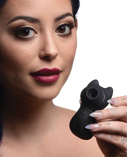 Inmi Shegasm Sucky Kitty Clitoral Stimulator - Black | Shop Lowest Prices at Funlove.com