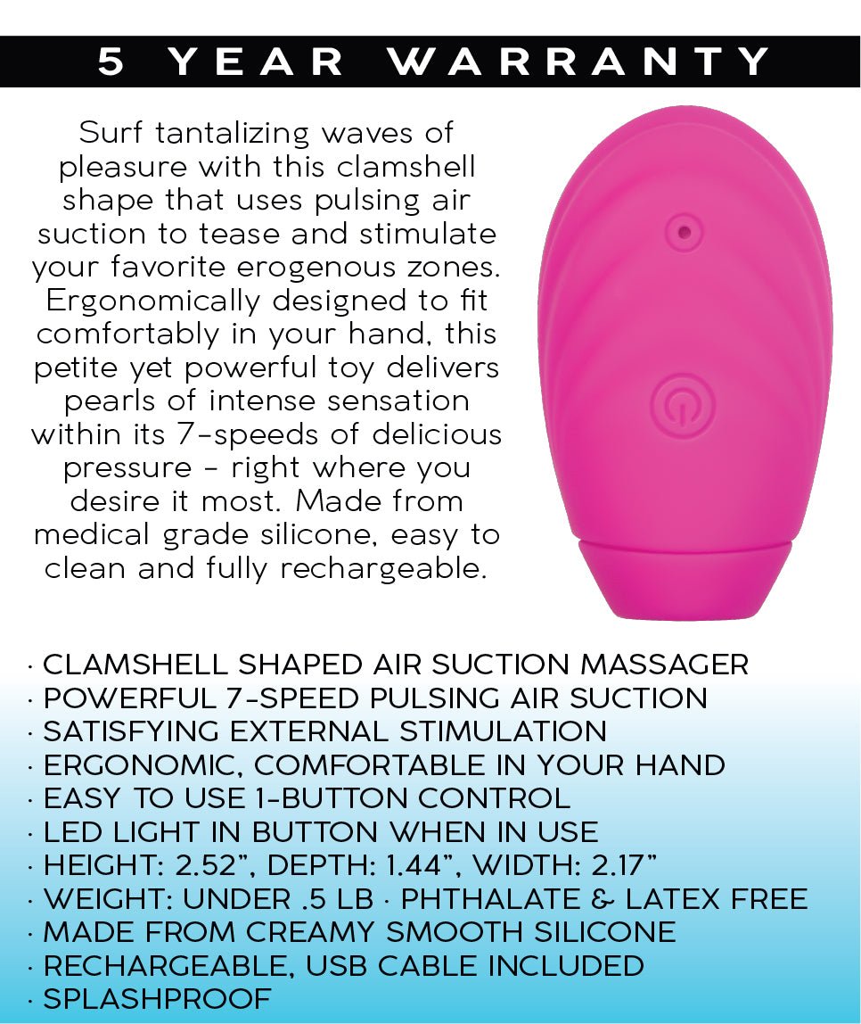 Intrigue Pearla Sucking Clamshell | Shop Lowest Prices at Funlove.com