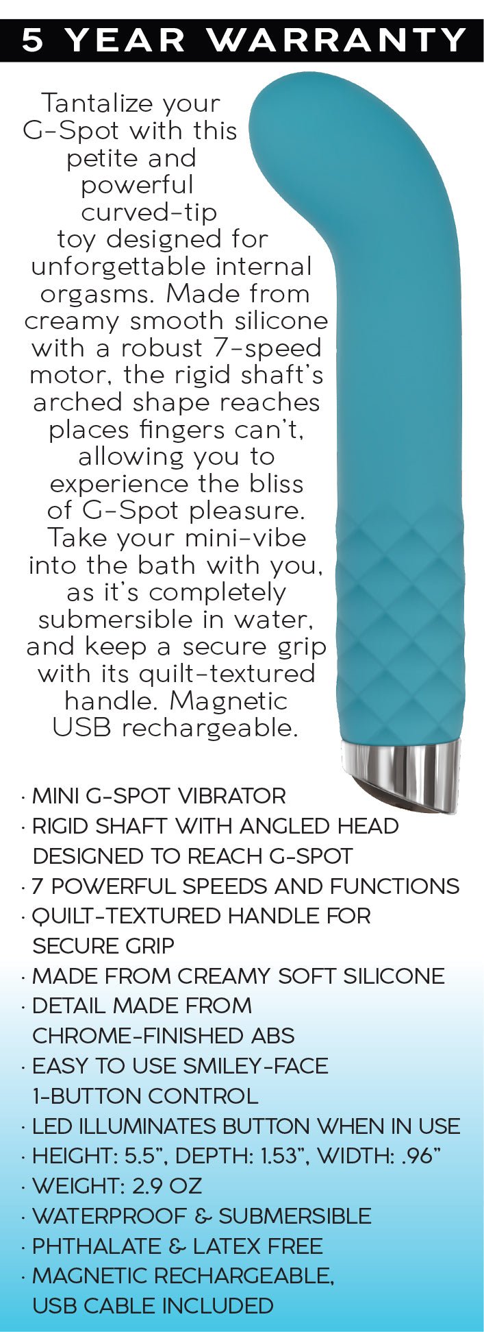 Intrigue The Admirer Mini G - Spot Vibe | Shop Lowest Prices at Funlove.com