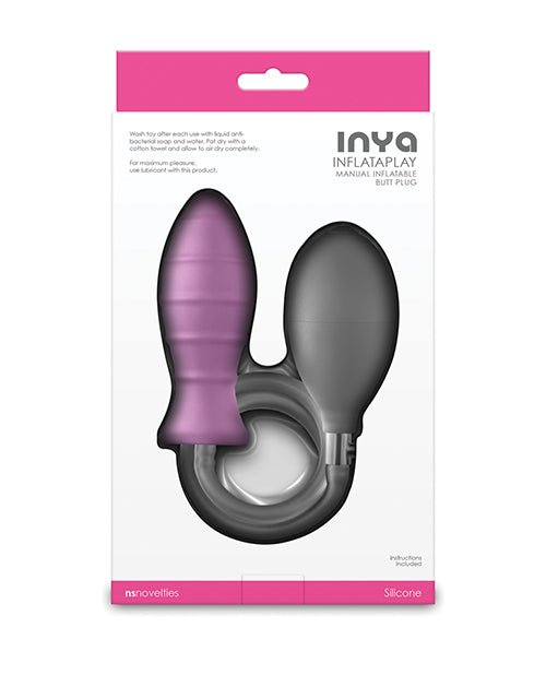 INYA Inflataplay Inflatable Anal Plug - Pink | Shop Lowest Prices at Funlove.com