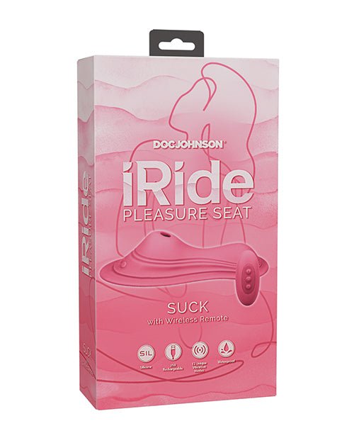 iRide Pleasure Seat Suck Stimulator Rechargeable With Wireless Remote | Shop Lowest Prices at Funlove.com