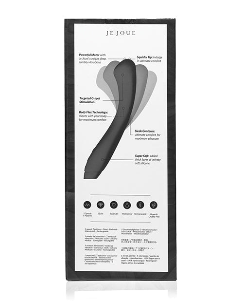 Je Joue Juno Flex G Spot Vibrator - Black | Shop Lowest Prices at Funlove.com