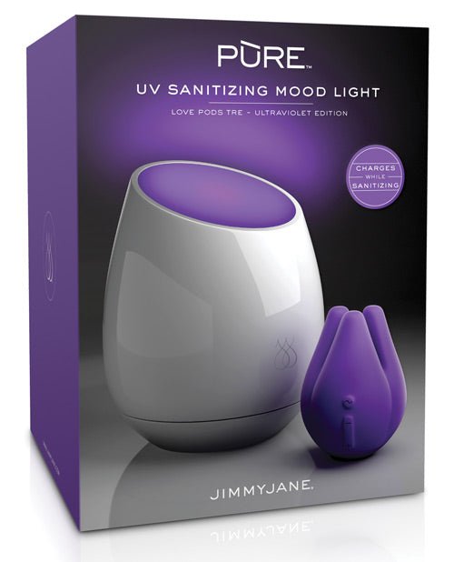 Jimmyjane Love Pods Tre Pure UV Sanitizing Mood Light - Ultraviolet Edition | Shop Lowest Prices at Funlove.com