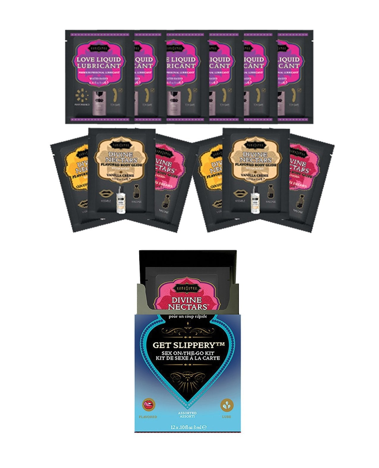 Kama Sutra Get Slippery Sex to Go Kit | Shop Lowest Prices at Funlove.com
