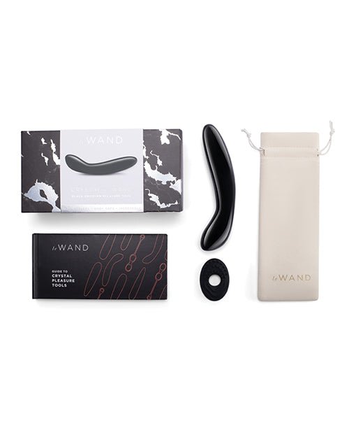 Le Wand Crystal G - Wand Stimulator - Black Obsidian | Shop Lowest Prices at Funlove.com