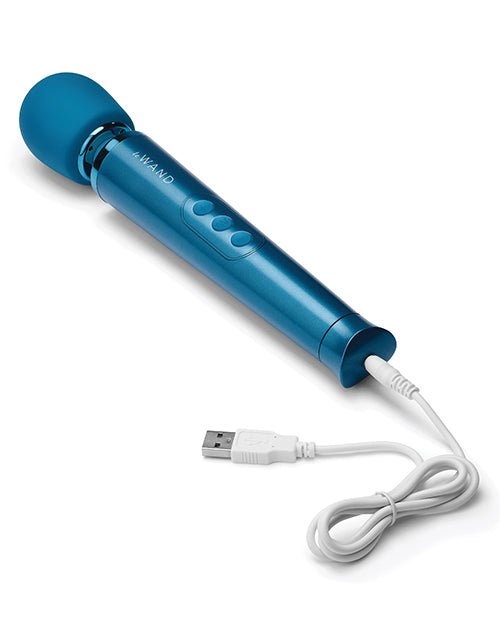 Le Wand Petite Rechargeable Massager - Blue | Shop Lowest Prices at Funlove.com