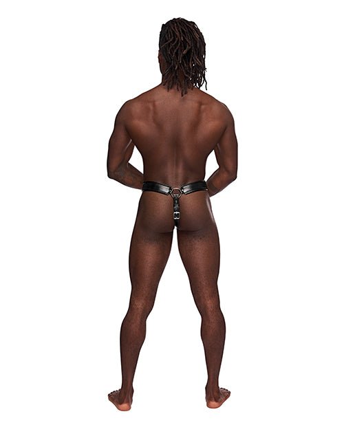 Leather Taurus Adjustable Buckle Thong Black O/s | Shop Lowest Prices at Funlove.com
