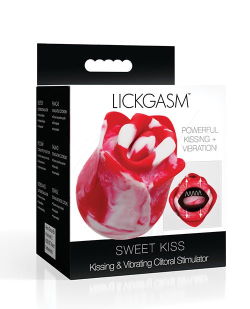 Lickgasm Sweet Kiss Kissing & Vibrating Clitoral Stimulator - Swirl | Shop Lowest Prices at Funlove.com