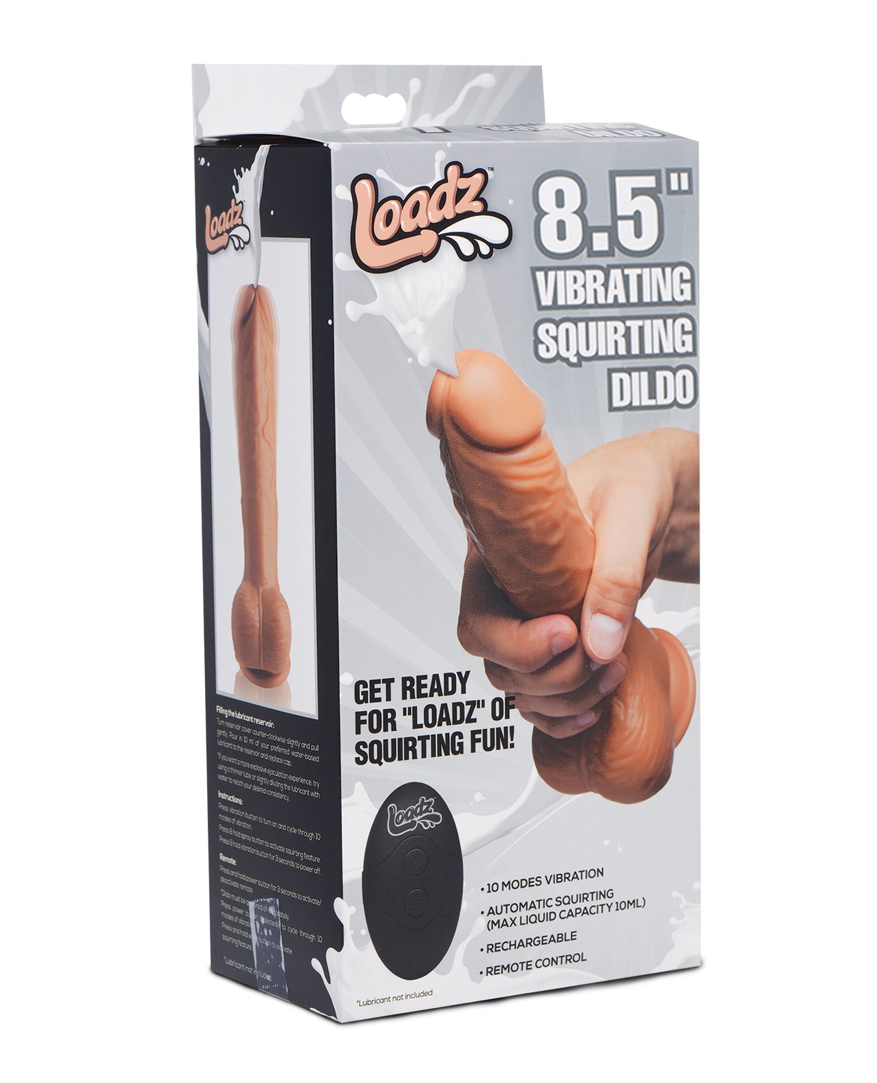 Loadz LDZ 8.5" Squirting Dildo - Medium | Shop Lowest Prices at Funlove.com