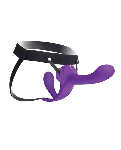 Lock - In Dual - Ended Vibrating Strap - On & Harness Set | Shop Lowest Prices at Funlove.com