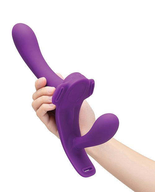 Lock - In Dual - Ended Vibrating Strap - On & Harness Set | Shop Lowest Prices at Funlove.com