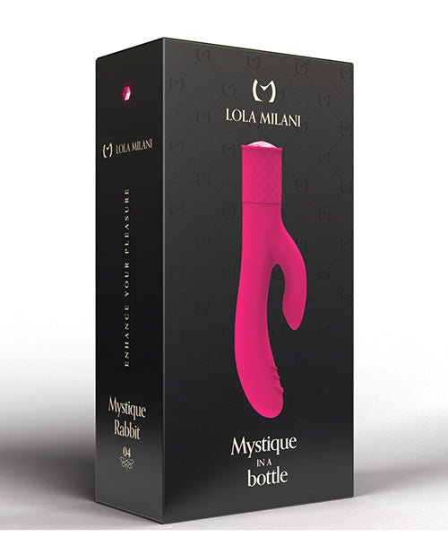 Lola Milani Mystique Rabbit w/Black Bottle - Fuchsia | Shop Lowest Prices at Funlove.com