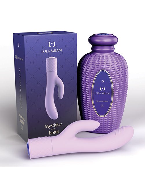 Lola Milani Mystique Rabbit w/Orchid Bottle - Lilac | Shop Lowest Prices at Funlove.com