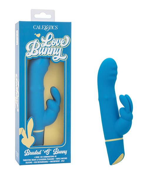 Love Bunny Beaded "G" Bunny - Blue | Shop Lowest Prices at Funlove.com