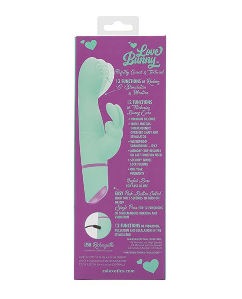 Love Bunny Rockin "G" Bunny - Turquoise | Shop Lowest Prices at Funlove.com