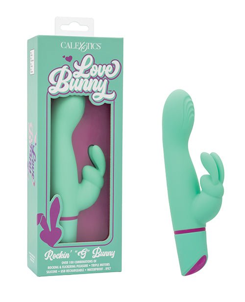 Love Bunny Rockin "G" Bunny - Turquoise | Shop Lowest Prices at Funlove.com