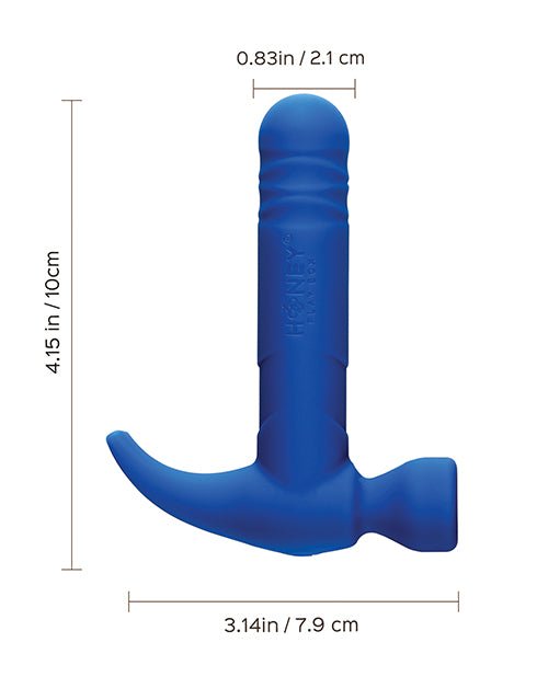Love Tap the Hammer Vibrator - Blue | Shop Lowest Prices at Funlove.com