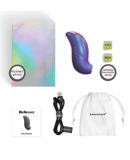 Love to Love Believer Mini Tongue Flicker - Iridescent Night | Shop Lowest Prices at Funlove.com