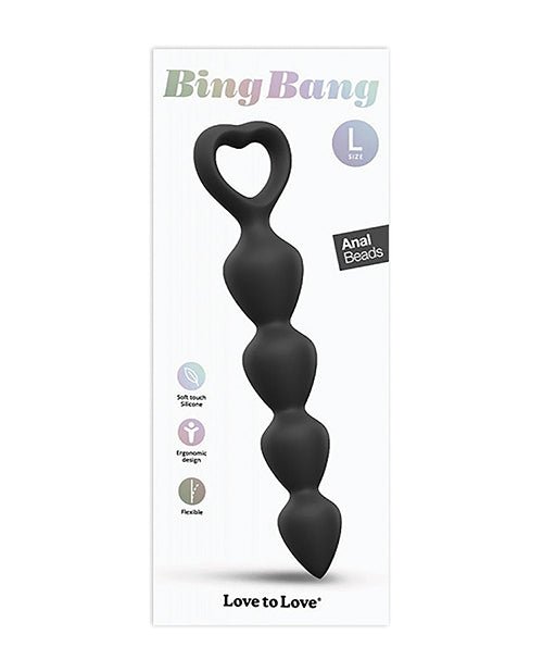 Love to Love Bing Bang Anal Bead - Black Onyx Large | Shop Lowest Prices at Funlove.com