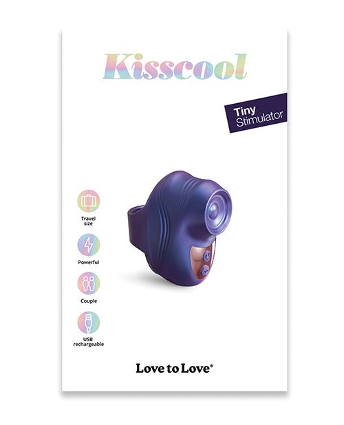 Love to Love Kisscool Tapping Finger Vibe - Midnight Indigo | Shop Lowest Prices at Funlove.com