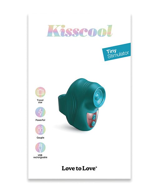 Love to Love Kisscool Tapping Finger Vibe - Teal Me | Shop Lowest Prices at Funlove.com